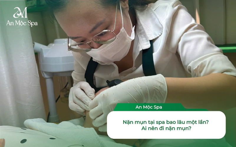 nặn mụn tại spa