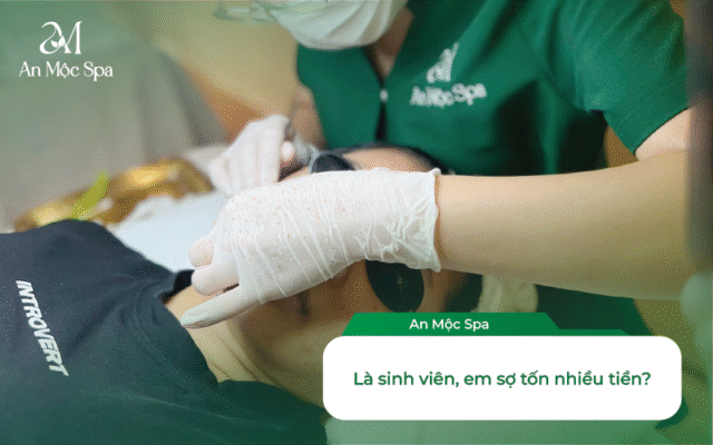 nặn mụn giá sinh viên