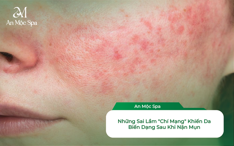 Chăm Sóc Da Sau Nặn Mụn