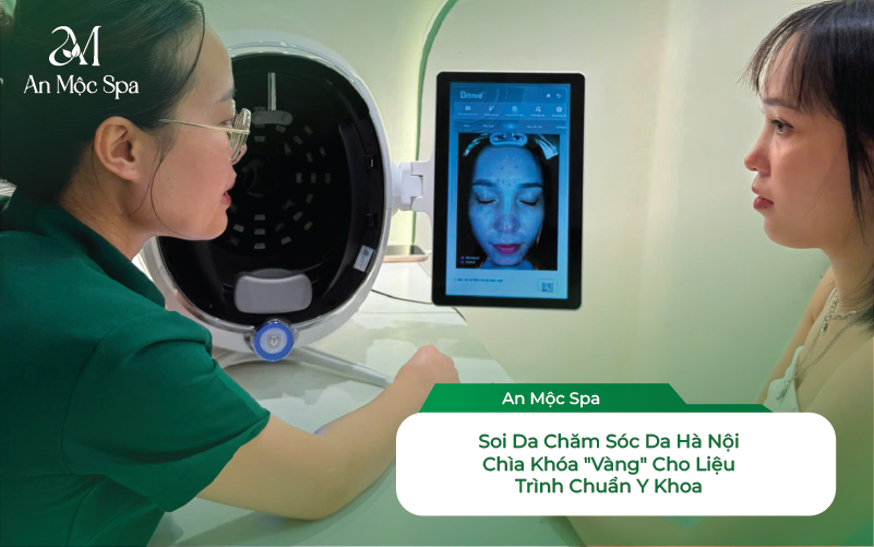 soi da chăm sóc da Hà Nội