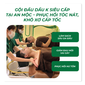 Gội Đầu Dầu K Siêu Cấp – Dành Cho Tóc Khô Xơ Sau Uốn Nhuộm