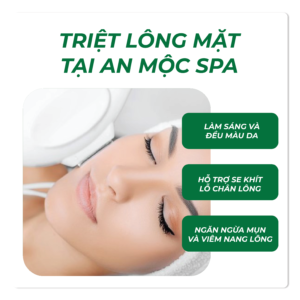 Triệt Lông Mặt Tại An Mộc Spa